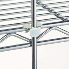 Metro 9084Z Additional Plated Tabs for Super Erecta Wire Shelving Rods and Tabs, Bag of 12