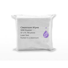 LabClean Wipe 100% Polyester Cleanroom Wipes ISO Class 5–6 Compatible