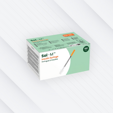 Sol-M® 0.5 mL U-100 Insulin Syringe