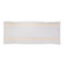 Foamtec Sahara+ PharmaMOP® GO Cleanroom Ribbed Microfiber/Polyester Mop Head with Sahara Foam Scrubbing Strips - 200 Mop Heads/Case - FS879SH