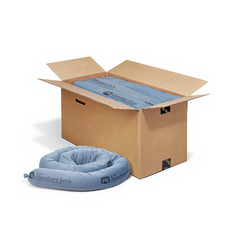 Pig Blue Absorbent Sock, 48x3in Unv 12/Box - PIG238