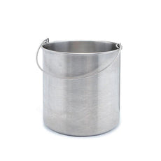 TexWipe BetaMop Stainless Steel Seamless Bucket 8 gallons No Casters, 1 bucket/Cs - TX7057