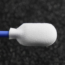 Foamtec MiraSWAB® Rigid Large Oval Microfiber Over Foam Tip Swabs - 4,000 Swabs/Case - HT1500FC-500