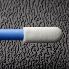 Foamtec UltraSOLV® Rigid Small Round Tip Static Dissipative Foam Swabs w/ ESD Safe Handle - 12,500 Swabs/Case - HT1932-500