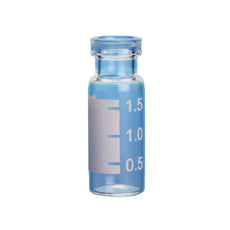 2.0mL Clear Vial 12x32mm White Graduated Spot, 11mm Snap/Crimp