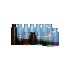 20mL Amber Vial 23x75mm Beveled Bottom 20mm Beveled Crimp