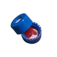 9mm Smooth Cap Royal Blue Y Cut  PTFE/Silicone Liner