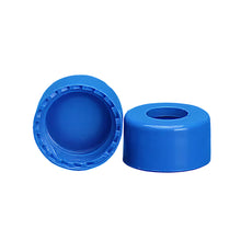 9mm Smooth Cap Royal Blue Clear PTFE/Blue Silicone ULB Septa