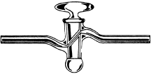 Stopcock 2-WAY glass 6mm BORE
