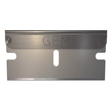 Accuforge Gem Single Edge Blade .009in Ss 3-Fac Alm-Bck Microcoat Unwrap Bulk 125400bl/Cs - AGBL-7007-0000