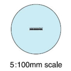 Aven Microscope Eyepiece 10x with 5:100 mm Scale - 26800B-456