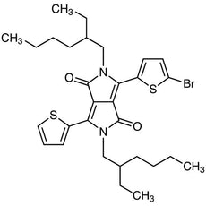 3-(5-Bromo-2-thienyl)-2,5-bis(2-ethylhexyl)-6-(2-thienyl)pyrrolo[3,4-c]pyrrole-1,4-dione, 200MG - B5456-200MG