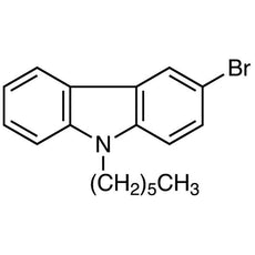 3-Bromo-9-hexyl-9H-carbazole, 5G - B5608-5G