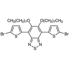 4,7-Bis(5-bromothiophen-2-yl)-5,6-bis(n-octyloxy)-2,1,3-benzothiadiazole, 200MG - B5753-200MG