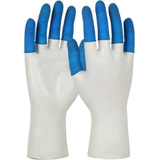 Powder-Free Finger Cots, Blue, Small - BFS