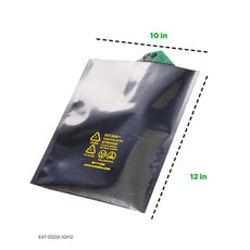 Metal-In 10x12 In Moisture Barrier Flat Bag Series 2000, 3.7 Mils Thickness - EXT-2002-10X12