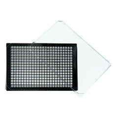 Brandtech BrandPlates 384 Well Plate, Black, PureGrade Sterile, Trans F-Btm,PK50 - 781687