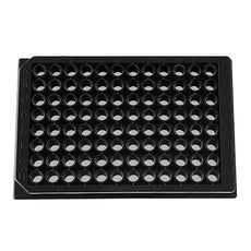 Brandtech BrandPlates 96 Well Plate, Black, PureGrade, Trans F-Btm, Pack Of 100 - 781611