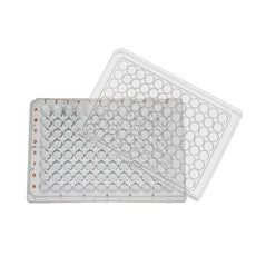 Brandtech BrandPlates 96 Well Plate, inertGrade, Trans. U-bottom, 40 w/40 lids - 781900