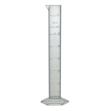 Brandtech Graduated Cylinder, PP, molded graduations, Class B, 50mL, pk 12 - V648941