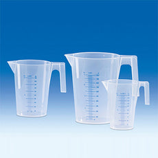 Brandtech Graduated Pitcher, PP, Nesting, 500mL, pack of 12 - V481941