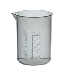 Brandtech Griffin Beaker, PP, Molded graduations, 25mL, pack of 12 - V606941