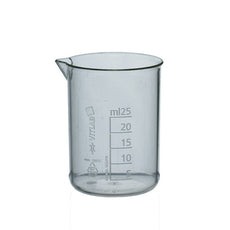 Brandtech Griffin Beaker, PMP, Molded graduations, 25mL, pack of 12 - V60695