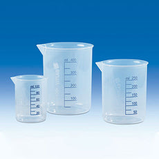 Brandtech Griffin Beaker, PP, Molded/printed, 100mL, pack of 12 - V608081