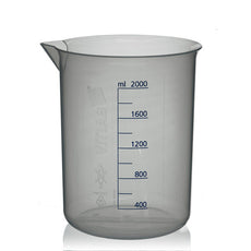 Brandtech Griffin Beaker, PP, Molded/printed, 2000mL, pack of 6 - V615081