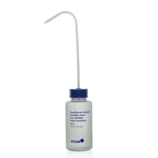 Brandtech VITsafe Lab Wash Bottle, Distilled Water, 500mL, pack of 12 - V1352819