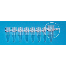 Brandtech PCR Tube Strips, Strips of 8, 0.2mL, yellow, bag of 125 - 781322
