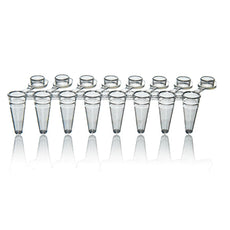 Brandtech PCR Tube Strips, tubes, strip of 8 connected, PP, white,0.2mL, bag of 125 - 781325