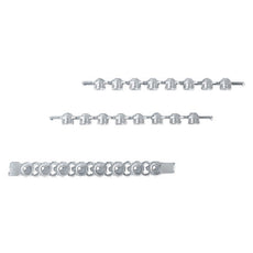 Brandtech PCR Tube Strips, 8-strip domed caps for 0.2mL tubes, yellow, bag of 125 - 781342