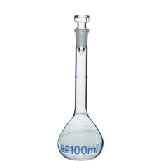 Brandtech Volumetric Flask, USP BBR, 100mL NS14/23 glass, pk of 2 - 36979