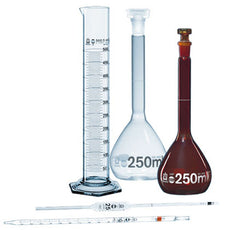 Brandtech 3-mark Volumetric Flask, Class A BBR, 10mL NS10/19, ea - 38204