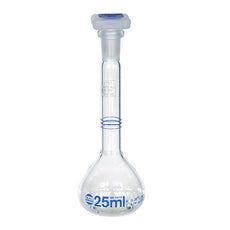 Brandtech 3-mark Volumetric Flask, Class A BBR, 25mL NS10/19, ea - 38206