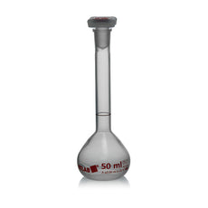 Brandtech Volumetric Flask, PMP, NS Stopper, PP, Class A, 50mL, pk 2 - V67204
