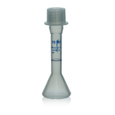 Brandtech Volumetric Flask, PP, Screw Cap, PP, Class B, 10mL, pk 2 - V677891
