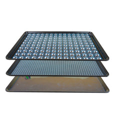 Conductive Containers Kleanstat Bubble Tray Liners - Cafeteria Style Trays 25.5 x 20.5 x .22" With Flange, 5/Case - KSB2420-MIC-15-TPU