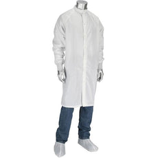 Altessa Grid Frock, White, 3X-Large - CFRC-74WH-5PK-3XL