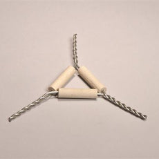 Clay Pipe Triangle, 1 1/2" Side Length - CPT015