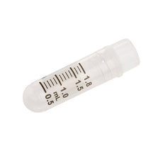  Celltreat 1.8mL CF Cryogenic Vial, Internal Thread, Round-Bottom, Sterile, 100/Cs - 229914