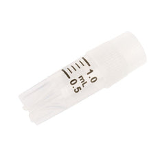  Celltreat 1.0mL CF Cryogenic Vial, External Thread, Self-Standing, Sterile, 100/Cs - 229923