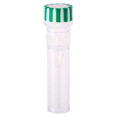  Celltreat 0.5mL Screw Top Micro Tube and Cap, Self-Standing, Grip Band, Green Grip Cap With Integrated O-Ring, Sterile, 500/Cs - 230810