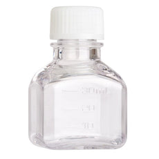  Celltreat 30mL Media Bottle, Square, PETG, Individually Wrapped, Sterile, 24/Cs - 230750