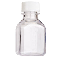  Celltreat 60mL Media Bottle, Square, PETG, Tamper Evident, Bulk, Sterile, 48/Cs - 230761TE