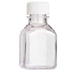  Celltreat 60mL Media Bottle, Square, PETG, Individually Wrapped, Sterile, 24/Cs - 230751