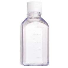  Celltreat 500mL Media Bottle, Square, PETG, Bulk, Sterile, 24/Cs - 230764