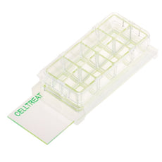 Celltreat 8 Chamber Cell Culture Slide, No Marking Spot, Glass, Sterile, 12/Cs - 229169