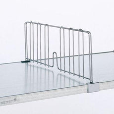 Metro DD24FC Super Erecta 8" High Shelf Divider for Solid Shelves, Chrome, 24"